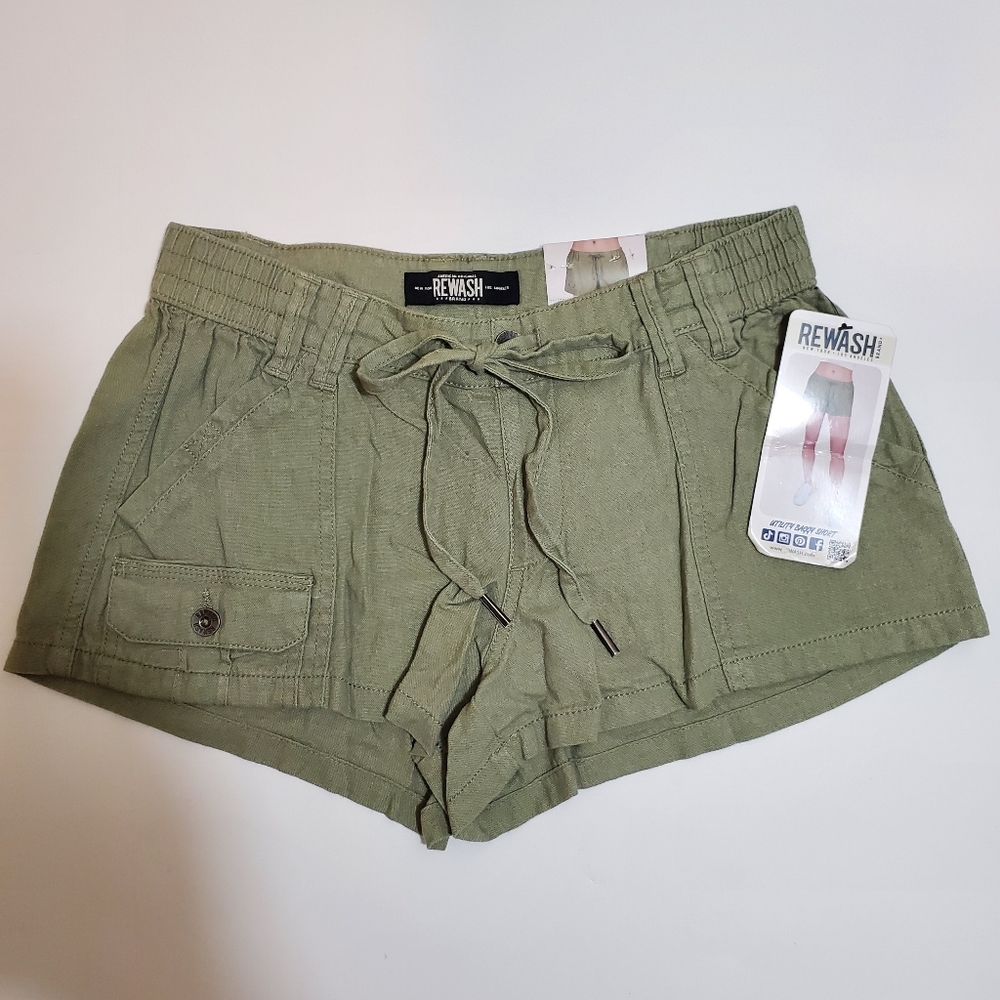 3/$30.Rewash Baggy Womens Utility Shorts Sz Small NWT